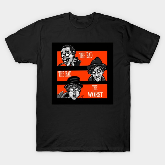 The Bad, the Bad and the Worst T-Shirt by UzzyWorks